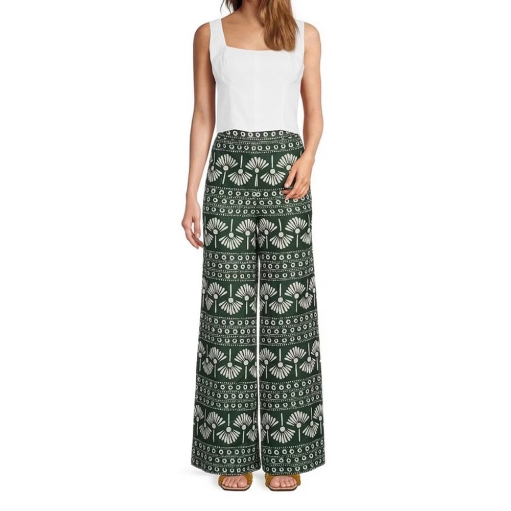 The Nat Note x Antonio Melani Coco Palm Print Pant